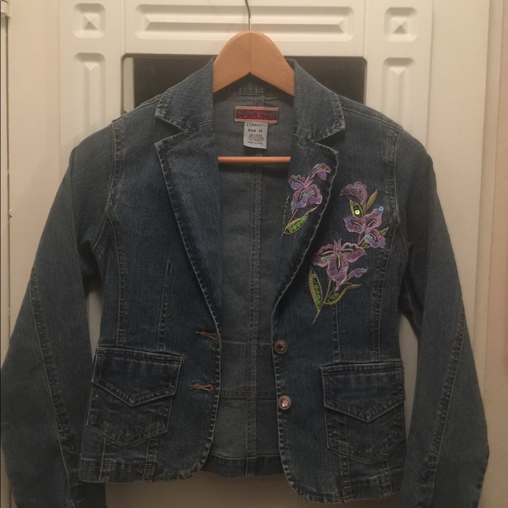 NEW Z. Cavaricci Girls Jean Jacket, size M